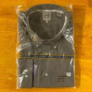 Men’s Cinch XL Gray Longsleeve - never been worn
